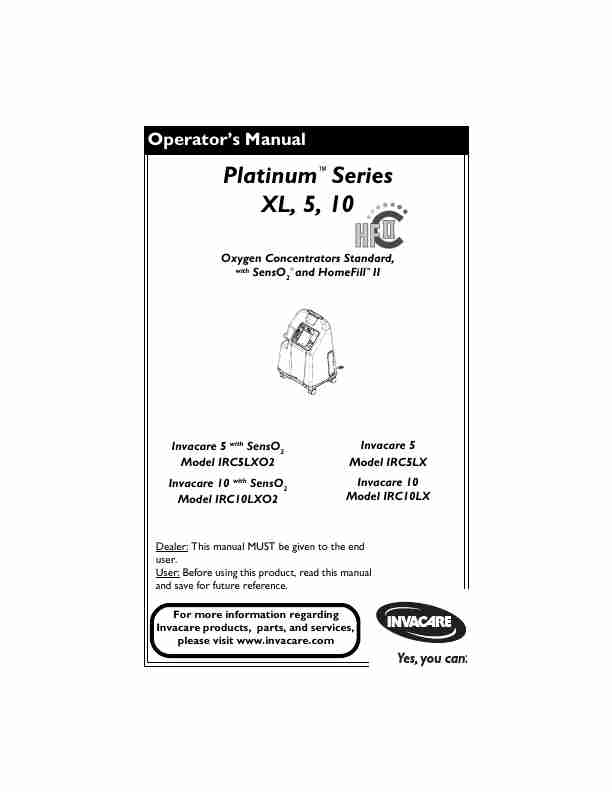 Invacare Respiratory Product IRC10LX-page_pdf
